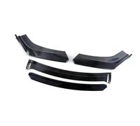 BTFWM For VW, for Golf, MK5 6 7 Car Front Lower Bumper Lip Splitter Spoiler Protector Sport Diffuser Deflector Spoiler Front Bumper Splitter(BLACK Carbon Black)