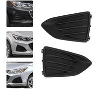 BTFWM Front Left and Right Bumper Fog Light Covers Black Plastic, for L L4 14L 16L 2019 42550367 42550368 Bumper Grille Insert