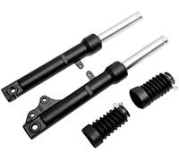 BTFWM Front Shock Absorber Assemblies, for Chinese GY6 50cc MotorcyclScooter Taotao 50ATM Parts, Drum Brake System front shock adjustable absorber(Black/Disc)