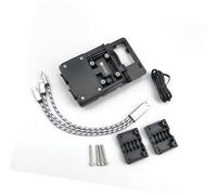 BTFWM GPS Moto Phone Mount, for BMW, for F750GS Wireless Charging Mobile Navigation Bracket General USB Wired Motorcycle Handlebar Phone Mount Holder(BLACK Wired charging)