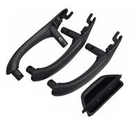 BTFWM LHD RHD Beige Black Car Left Right Interior Door Handle Inner Panel Pull Trim, for BMW, X3 X4 F25 F26 2010-2017 51417248502 Car Interior Door Pull Handle(LHD Black 4pcs)