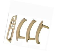 BTFWM LHD RHD Car Interior Inner Door Leather Pull Handle Bracket Trim Cover, for BMW, E70 E71 X5 X6 2007-2013 Auto Accessories Car Interior Door Pull Handle(RHD-Beige-Hige)