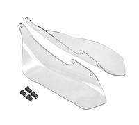 BTFWM Motorcycle Accessories Side Windshield Clear Windscreen Wind Deflector Screen, for YAMAHA, XT1200Z XT 1200 Z Xt1200z 2012 2013 Motorcycle Riding Wind Screen(Transparent)