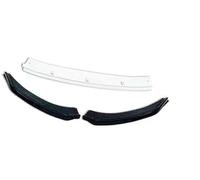 BTFWM Protector 3PCS Car Front Bumper Lip Spoiler Splitter Diffuser Detachable Body Kit, for Hyundai, for Elantra, 2016 2017 2018 2019 Spoiler Front Bumper Splitter(BLACK White black)