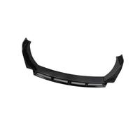 BTFWM Protector 3PCS Carbon Fiber/Black/Red Car Front Bumper Splitter Lip Sports Style Diffuser Spoiler, for Peugeot, Spoiler Front Bumper Splitter(BLACK OneColor)