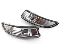 BTFWM Rear View Turn Signal Light Brake Lamp Housing Clear Lens, for ford, for Fiesta, 2009 2010 2011 2012 2013 2014 2015(Left and Right) Side Mirror Turn Signal Light(BLACK Left and Right)