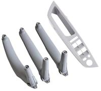 BTFWM Right Left Inner Door Panel Handle Pull Trim Holder Auto Interior Accessories, for BMW, E70 X5 E71 E72 X6 SAV Car Styling 51416969401 Car Interior Door Pull Handle(Gray-4pcs)