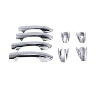 BTFWM Silver Car Door Handle Cover Trim Catch Cap Stickers Exterior, for CR-V 2007-2011 Car Exterior Door Handle Cover