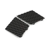 BTFWM Sport Grille Pair Front Bumper Cover Lower Mesh Grill Trim, for BMW, E60 E61 M 2003-2010 Bumper Mounting Bracket(Left And Right Side)