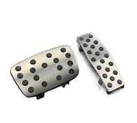 BTFWM Stainless Steel Accelerator Gas Brake Clutch Pedal Cover Plate, for Chevrolet, Aveo Sonic Car-Styling Car Accessories Foot Car Pedal Cover Protector(Black AUTOMATIC 2PCS)