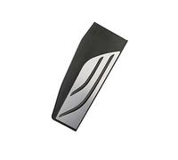 BTFWM Stainless Steel Car Fuel Brake Pedals Pedal Cover, for, 3 M3 X3 X4 X5 X6 F20 F30 E34 E39 E70 E71 E90 E46 GT3 LHD Foot Car Pedal Cover Protector(Black 1 REST)