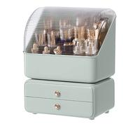 BTGGG Makeup Organiser Storage Box Multi -function Cosmetic Beauty Skincare Organiser Cases with 2 Drawers for Dressing Table Bathroom Vanity, Large Capacity Jewelry Organisers Desk Storage Container