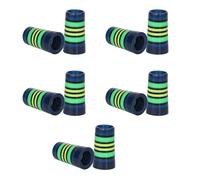 Btgghytr 10Pcs Professional Golfing Iron Ferrules for 0.35Inch Tapered Parallel Shafts Colorful Golfing Tapered