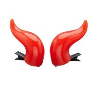 Btgghytr 1Pair Devil Horn Hair Clip for Cosplay Party Halloween Costume Horned Hairpin Anime Theme Headpiece Masquerades Hair Styling Clips for Women and Girls