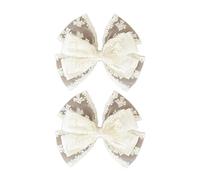 Btgghytr 1pc/1pair Plain Color Ribbon Bowknot Hair Clip Sweet Women Hairpin for Girl Long Bowknot Hair Barrettes Braids Hair Styling Clips for Women and Girls