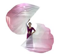 Btgghytr 2Pcs Worship Wing Flags Praise Dance Flags with Scalable Rods for Churches Dance Banners Easy