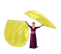 Btgghytr 2Pcs Worship Wing Flags Praise Dance Flags with Scalable Rods for Churches Dance Banners Easy