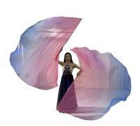Btgghytr 2Pcs Worship Wing Flags Praise Dance Flags with Scalable Rods for Churches Dance Banners Easy