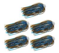 Btgghytr 5 Bundles Silicone Skirts for Rubber Fishing Bass Lures 88 Strands Fishing Accessories