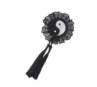 Btgghytr Antique Lace Hair Clip with Fringed for Chinese New Year Festival Theme Costume Side Clip Strong Hair Styling Clips for Women and Girls