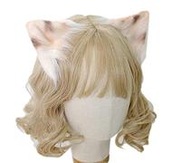 Btgghytr Cartoon for Cat Ear Shape Design Girls Hairhoops Lovely Barrettes Animal Ear Hairpin Plush Hairhoops for Kids Party Hair Styling Clips for Women and Girls