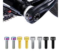 Btgghytr Chainwheel Crank Arm Set Fixing Bolts Disc Brake Caliper Fixed Screws M6x18 for Alloy Made 4
