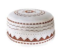 Btgghytr Ethnic Muslims Men Prayer Hat Embroidered HuiNationality Comfortable Namaz Hat Traditional Headwear