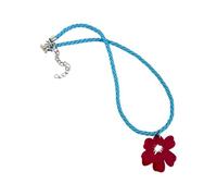 Btgghytr Fashionable Blossoms Pendant Necklace In Sturdy Cord Acrylic Materials With Adjustable Chain For Versatile Styling Trendy Women’s Necklace