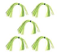 Btgghytr Fishing Skirt for Lures Silicone Skirt Fishing Skirt Baits Fishing Baits Skirt 5 Bundles Trout Fishing Skirt