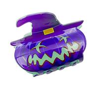 Btgghytr Hair Claw Clips Halloween Theme Glowing in Dark Hair Claw Pumpkin Hair Catch Barrettes Strong Hairpin Hair Styling Clips for Women and Girls