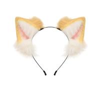 Btgghytr Headband Anime Cosplay Props Beast Dog Hair Hoop Furry Puppy Hair Styling for Con Headband Shiba Inu Animal Carnivals