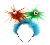 Btgghytr Headband Bloody Eyeball Shape Hair Hoop Scary Photoshoot Hair Holder Rave Party Headwear