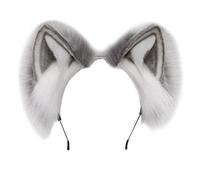 Btgghytr Headband for Women Girls Anime Plush Furry Neko Ear Headband Handmade Lolita Hair Hoop Party Favors Cute Hairband Hair Accessories