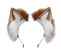 Btgghytr Headband for Women Girls Anime Plush Furry Neko Ear Headband Handmade Lolita Hair Hoop Party Favors Cute Hairband Hair Accessories