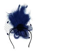 Btgghytr Headband for Women Girls Feather Hair Clip Cocktails Elegant Flower Headwear for Girl Hair Headwear Roaring 1920s Flapper Hair Clip Cute Hairband Hair Accessories