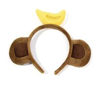 Btgghytr Headband for Women Girls Plush Headband Monkey Ears Hair Hoop Cartoon Banana Performance Hairband Cute Hairband Hair Accessories