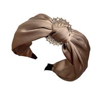 Btgghytr Headband for Women Girls Solid Fabric Satin Hair Scarf Band Hairband for Women Girl Korea Headbands Fashion Accessories Cute Hairband Hair Accessories