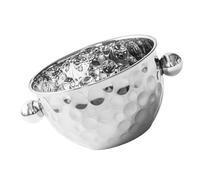 Btgghytr Multipurpose Hammered Steel Ice Basin for Fruit and Beverages Wine Coolers for Entertaining Guests Outdoors or Indoors Rustproof Drink Chiller