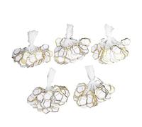 Btgghytr Paper Gold/Silver Stars Prices Labels Heavy Duty Paper Stock Pre Cut Holes Commercial Use Gift Shop Packaging Materials Wholesale Stars Shaped Display Tickets