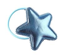 Btgghytr Ponytail Holders Rubber Hair Ties for Women and Kids,Elastic Ties Damage Ponytail Holder, Star Shape Toddler Hair