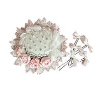 Btgghytr Princess Sweet Hat Handmade Pearl Inlay Top Sweet Japanese Sister Bowknot Straw for Head Accessory