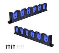 Btgghytr Wall Mounted Fishing Rod Holder Fishing Horizontal Rack Wall Ceiling Storage Rack Holds 6 Fishing
