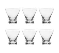BTGLLAS Martini Glasses Stemless Margarita Cocktail Glasses, Home Bar, Evening Parties, Birthdays, Housewarming Gift (Clear-6 PCS)