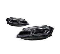 BTHMGBAE Car Headlamp Assembly For Golf 7.5 MK7.5 2018-2021 LED Auto Headlight Assembly Upgrade For R Line Style Design LHD Tool Accessories 2 PCS Headlight Assemblies(Silver A pair LED)