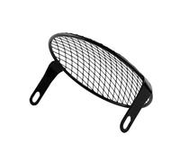 BTHMGBAE Headlight Lamp Grill Protector 7" Motorcycle Universal Headlight Grill Cover Retro Vintage Headlamp Protector Guard Side Mount(A)