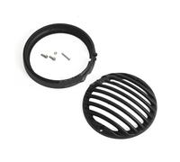 BTHMGBAE Headlight Lamp Grill Protector For Sportster For Iron 883 1200 Motorcycle 5.75" Headlight Grille Cover Universal 5-3/4'' Front Head Lights Protector Guards(Black)