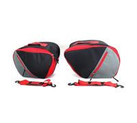 BTHMGBAE Motorcycle Tail Seat Bag for Tracer 9/900 GT Motorcycle Luggage Bags Black Expandable Inner Pannier Liner Tool Box Saddle Bag Suitcases(Red)