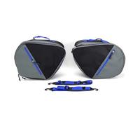 BTHMGBAE Motorcycle Tail Seat Bag for Tracer 9/900 GT Motorcycle Luggage Bags Black Expandable Inner Pannier Liner Tool Box Saddle Bag Suitcases(Blue)