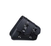 BTHMGBAE Motorcycle Tail Seat Bag Motorcycle Saddlebags Side Tool Bag Luggage Saddle Pouch Black Universal PU Leather(Right)