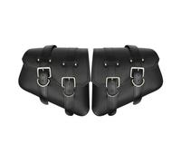 BTHMGBAE Motorcycle Tail Seat Bag Motorcycle Side Saddle Bags PU Leather Swing Arm Tool Bag Universal Storage Saddlebags